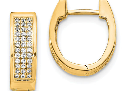 14k Yellow Gold Earrings Style EM5378 - Classique Jewelry Inc.