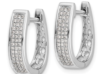 14k White Gold Earrings Style EM5380 - Classique Jewelry Inc.