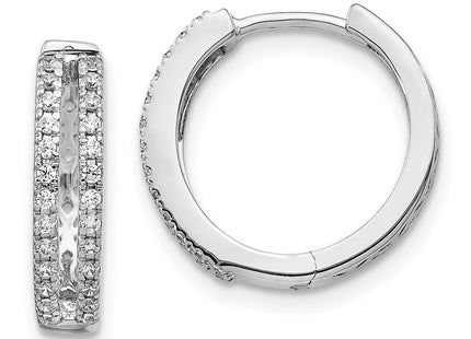14k White Gold Earrings Style EM5381 - Classique Jewelry Inc.