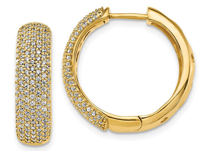 14k Yellow Gold Earrings Style EM5382 - Classique Jewelry Inc.