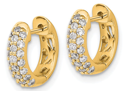 14k Yellow Gold Earrings Style EM5386 - Classique Jewelry Inc.