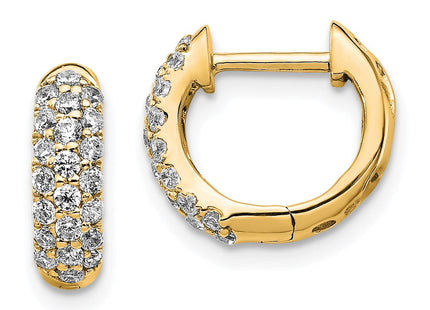 14k Yellow Gold Earrings Style EM5386 - Classique Jewelry Inc.