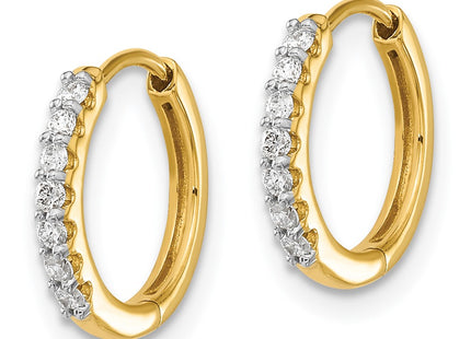 14k Yellow Gold Earrings Style EM5394 - Classique Jewelry Inc.