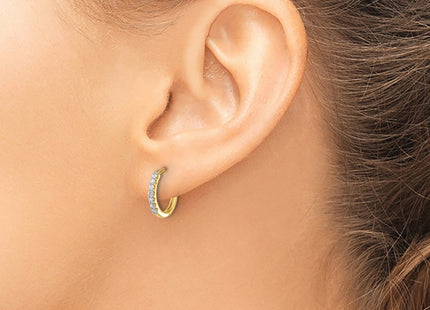 14k Yellow Gold Earrings Style EM5394 - Classique Jewelry Inc.