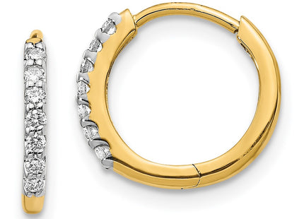 14k Yellow Gold Earrings Style EM5394 - Classique Jewelry Inc.