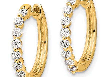 14k Yellow Gold Earrings Style EM5395 - Classique Jewelry Inc.