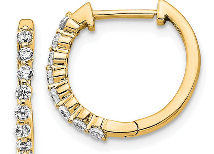 14k Yellow Gold Earrings Style EM5395 - Classique Jewelry Inc.
