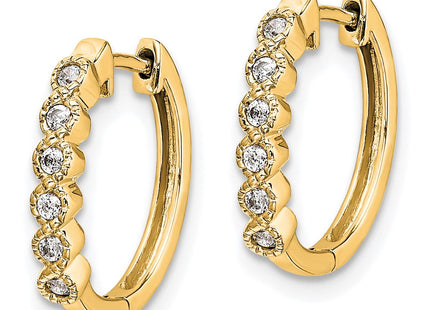 14k Yellow Gold Earrings Style EM5396 - Classique Jewelry Inc.