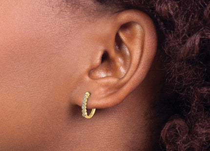 14k Yellow Gold Earrings Style EM5396 - Classique Jewelry Inc.