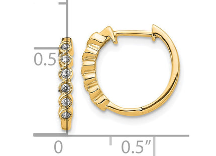 14k Yellow Gold Earrings Style EM5396 - Classique Jewelry Inc.