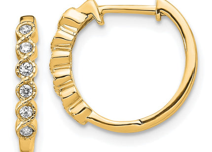 14k Yellow Gold Earrings Style EM5396 - Classique Jewelry Inc.