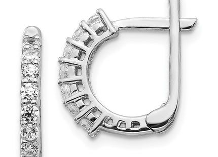14k White Gold Earrings Style EM5397 - Classique Jewelry Inc.