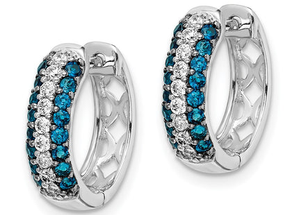 14k White Gold Earrings Style EM5398 - Classique Jewelry Inc.