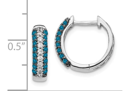 14k White Gold Earrings Style EM5398 - Classique Jewelry Inc.