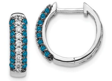 14k White Gold Earrings Style EM5398 - Classique Jewelry Inc.