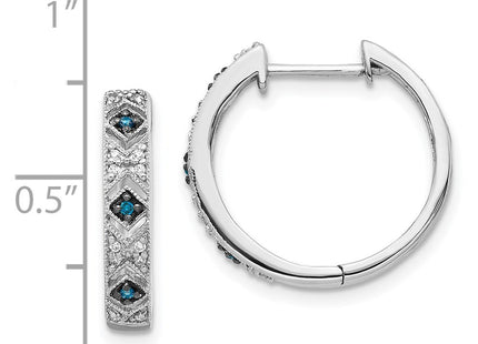 14k White Gold Earrings Style EM5404 - Classique Jewelry Inc.
