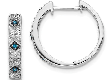 14k White Gold Earrings Style EM5404 - Classique Jewelry Inc.