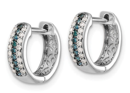14k White Gold Earrings Style EM5406 - Classique Jewelry Inc.