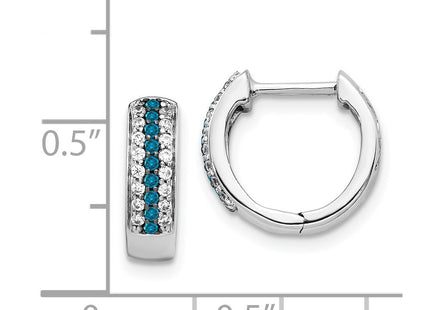 14k White Gold Earrings Style EM5406 - Classique Jewelry Inc.