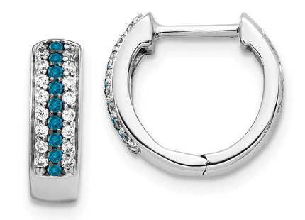 14k White Gold Earrings Style EM5406 - Classique Jewelry Inc.