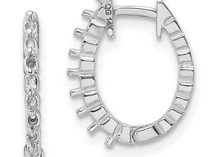 14k White Gold Earrings Style EM5408 - Classique Jewelry Inc.
