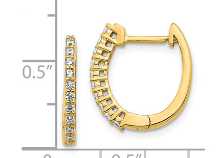 14k Yellow Gold Earrings Style EM5411 - Classique Jewelry Inc.
