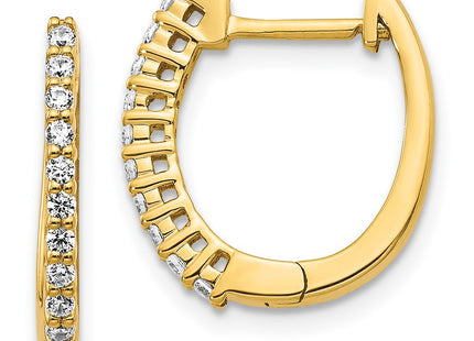 14k Yellow Gold Earrings Style EM5411 - Classique Jewelry Inc.