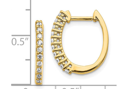 14k Yellow Gold Earrings Style EM5411 - Classique Jewelry Inc.