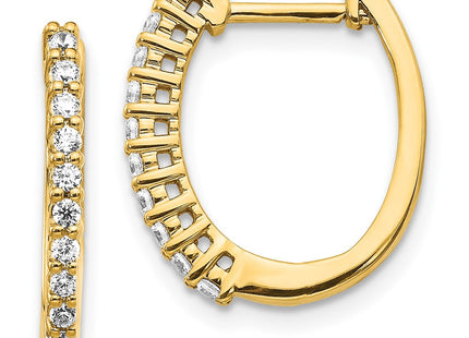 14k Yellow Gold Earrings Style EM5411 - Classique Jewelry Inc.