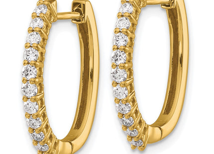 14k Yellow Gold Earrings Style EM5411 - Classique Jewelry Inc.