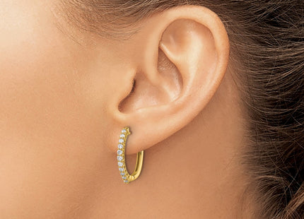 14k Yellow Gold Earrings Style EM5411 - Classique Jewelry Inc.