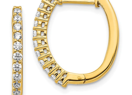 14k Yellow Gold Earrings Style EM5411 - Classique Jewelry Inc.