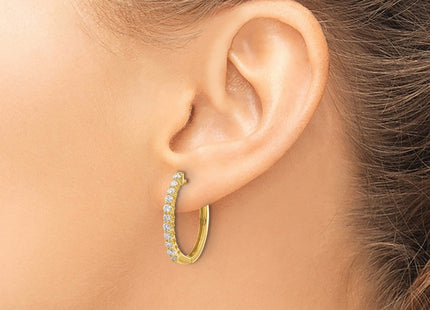 14k Yellow Gold Earrings Style EM5412 - Classique Jewelry Inc.