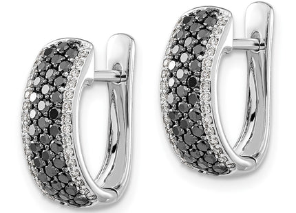 14k White Gold Earrings Style EM5417 - Classique Jewelry Inc.