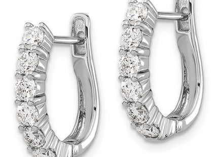 14k White Gold Earrings Style EM5419 - Classique Jewelry Inc.