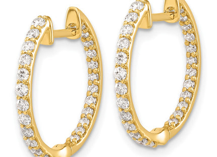 14k Yellow Gold Earrings Style EM5425 - Classique Jewelry Inc.