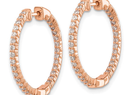 14k Rose Gold Earrings Style EM5431 - Classique Jewelry Inc.