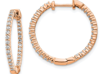 14k Rose Gold Earrings Style EM5431 - Classique Jewelry Inc.