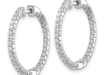 14k White Gold Earrings Style EM5431 - Classique Jewelry Inc.