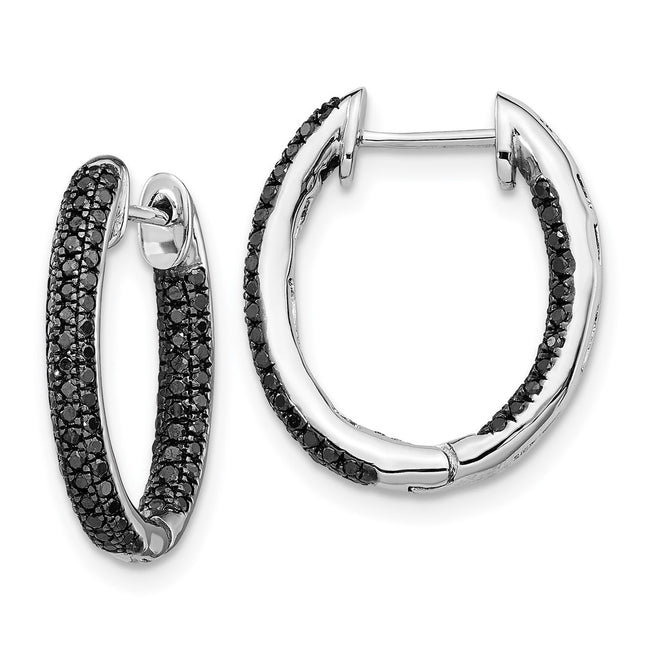 14k White Gold Earrings Style EM5433 - Classique Jewelry Inc.