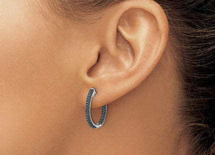 14k White Gold Earrings Style EM5434 - Classique Jewelry Inc.