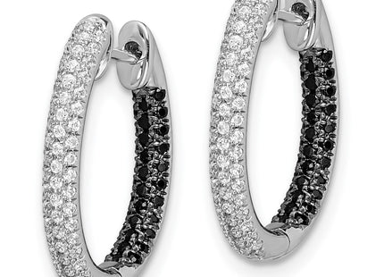 14k White Gold Earrings Style EM5435 - Classique Jewelry Inc.
