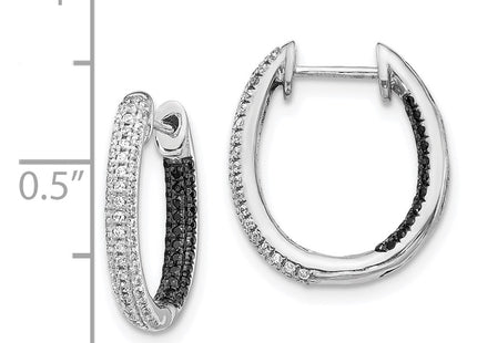 14k White Gold Earrings Style EM5435 - Classique Jewelry Inc.