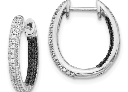 14k White Gold Earrings Style EM5435 - Classique Jewelry Inc.