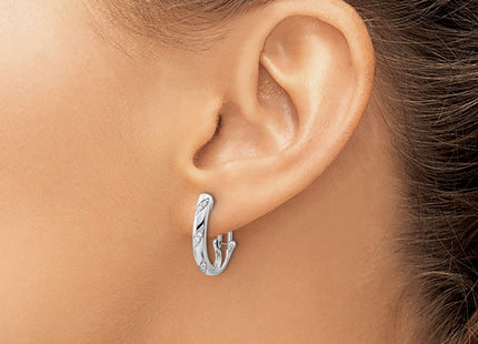 14k White Gold Earrings Style EM5441 - Classique Jewelry Inc.