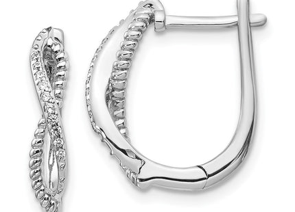 14k White Gold Earrings Style EM5442 - Classique Jewelry Inc.