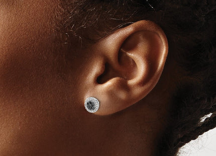 14k White Gold Earrings Style EM5450 - Classique Jewelry Inc.