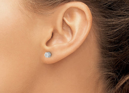 14k White Gold Earrings Style EM5455 - Classique Jewelry Inc.