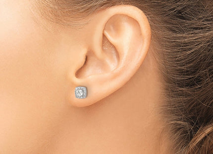14k White Gold Earrings Style EM5466 - Classique Jewelry Inc.