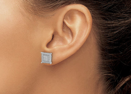 14k White Gold Earrings Style EM5476 - Classique Jewelry Inc.